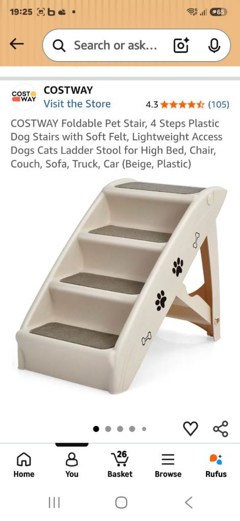 NEW IN BOX DOG STEPS