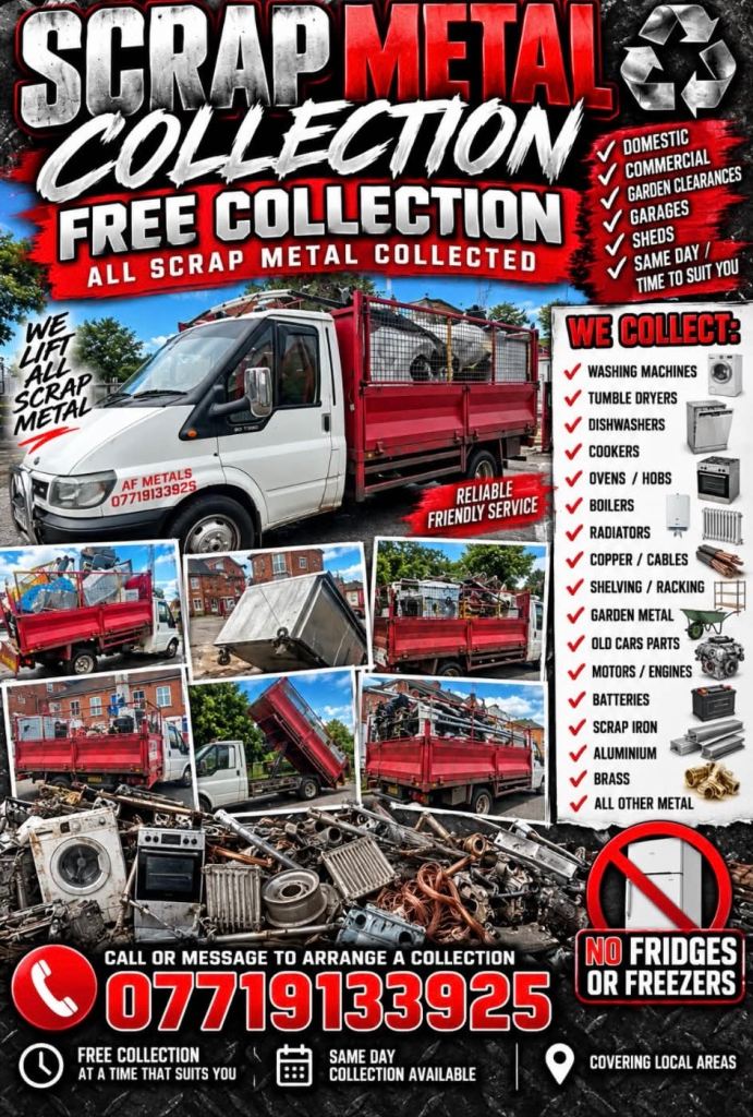 FREE SCRAP METAL COLLECTION 