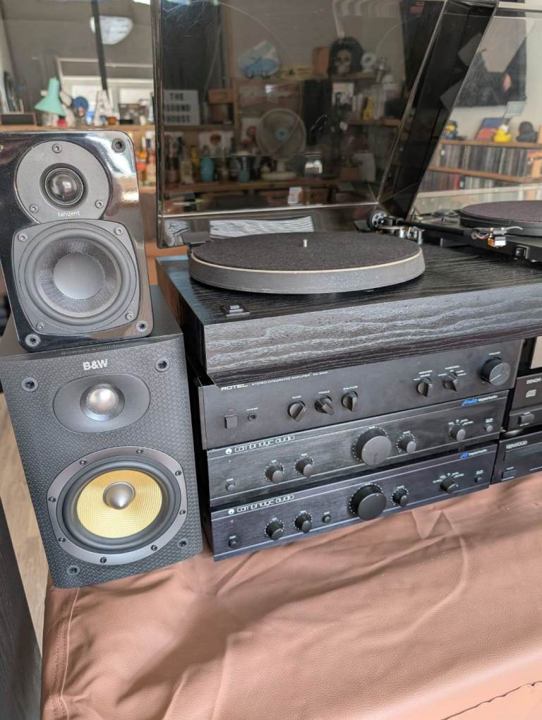 Audio Technica, Pro-Ject, Denon, Bowers & Wilkins, Kenwood separates
