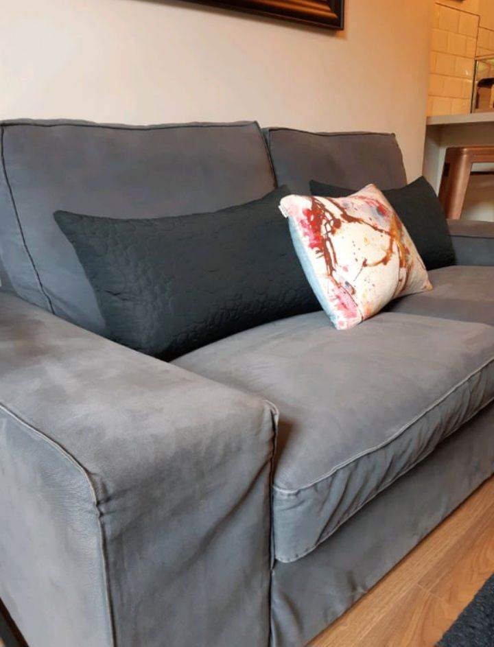 Large 2 Seater Soft Fabric Sofa - Extremely Comfortable 