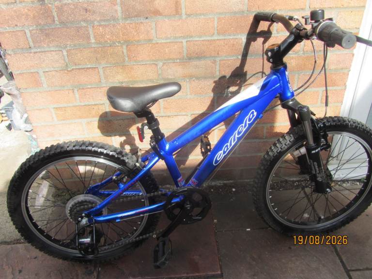 boys or girls 20inch wheeled top quality 6 speed carrera blast bike suit age upto 7ys old 