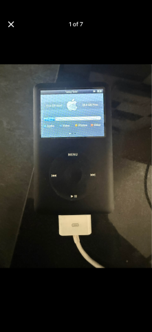Apple iPod Classic 80GB – Black, good condition , £100.00 for Sale