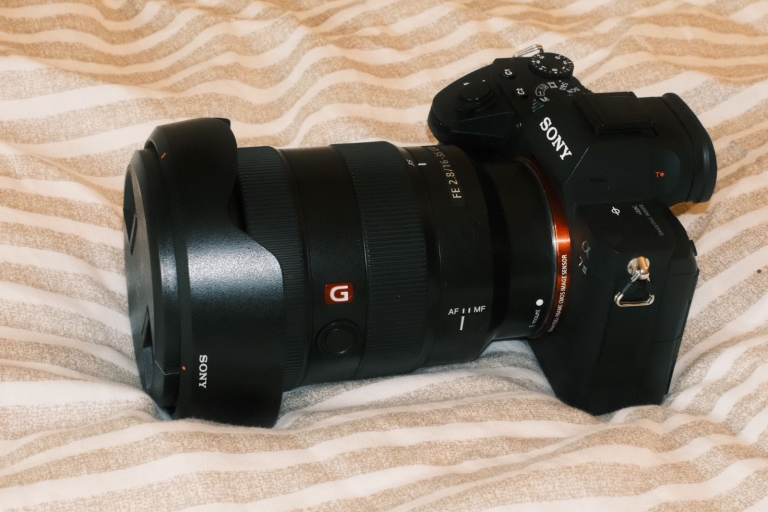 Sony A7 III, 16-35mm f/2.8 GM I, 85mm f/1.8 with high quality accessories
