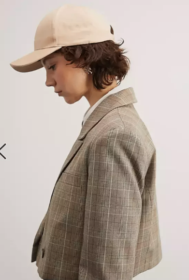 Asos Design Baseball Cap in Stone