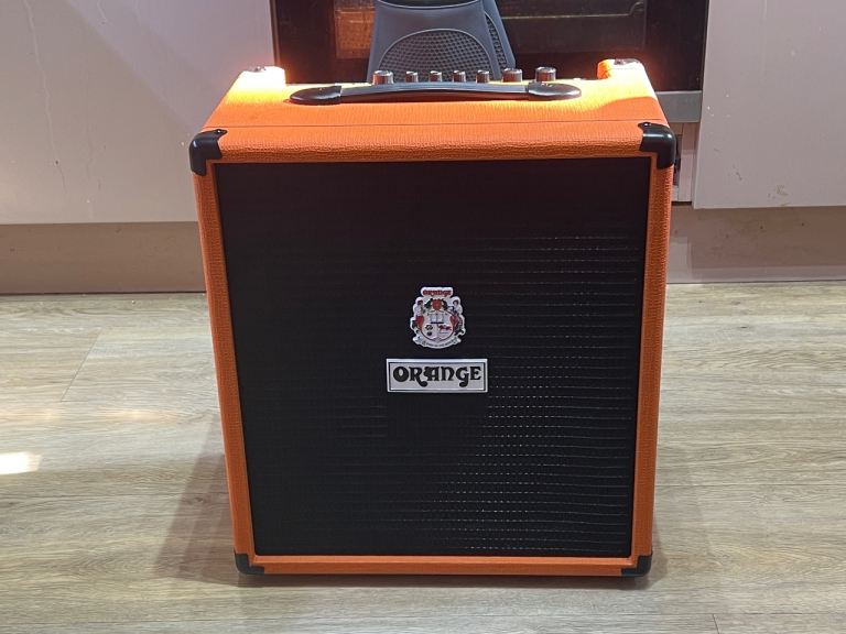 Orange Crush Bass 50 Amplifier with Cover - excellent condition