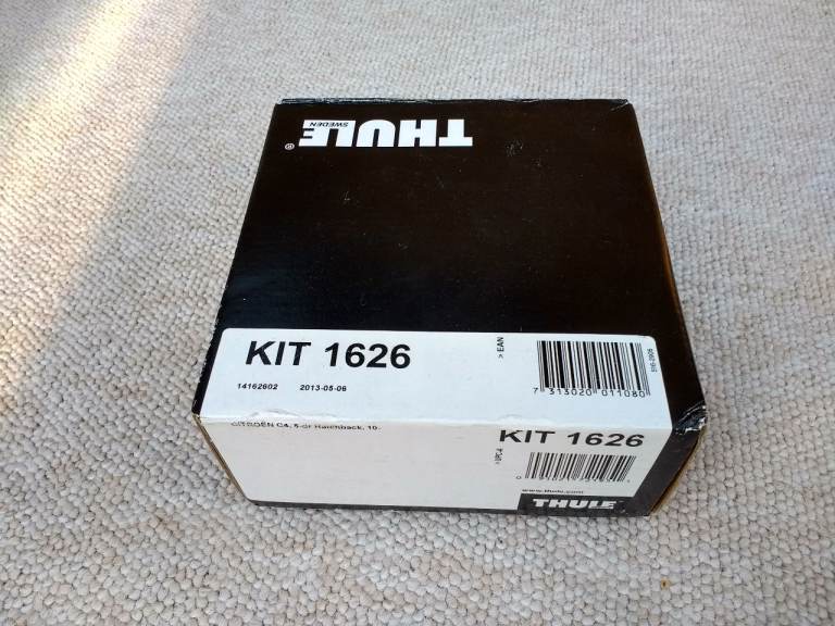 Roof rack bars, Thule Rapid System fixing kit 1624 for Citroen C4