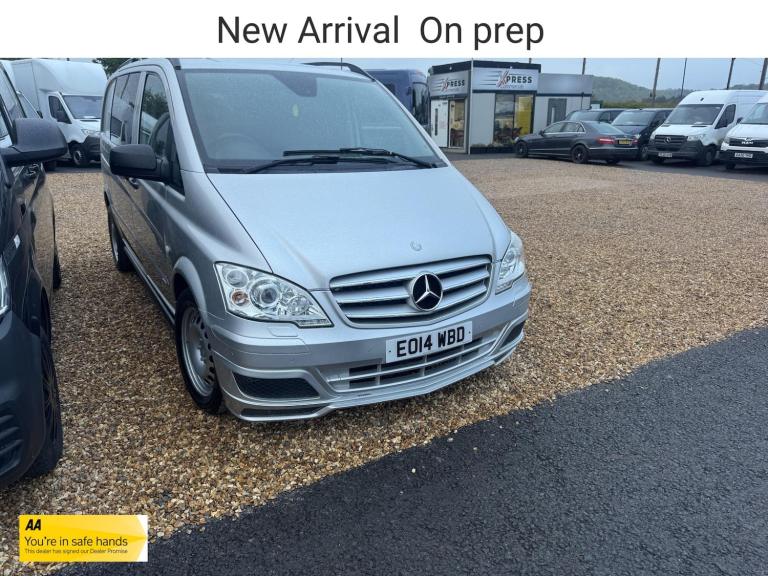 2014 Mercedes-Benz Vito 3.0 122 CDi Dualiner Sport Panel Van 5dr Diesel Automatic L3 (221 g/km, 2...