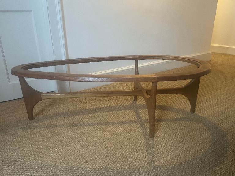 STATEROOM BY STONEHILL TEAK 1960'S TEARDROP COFFEE TABLE