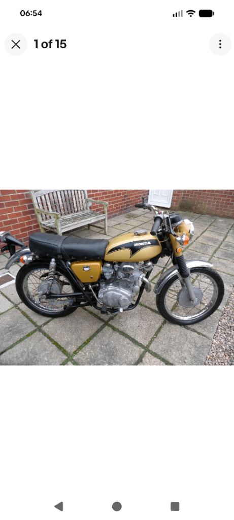 Project motorcycle wanted prefer 1970s  honda twin 