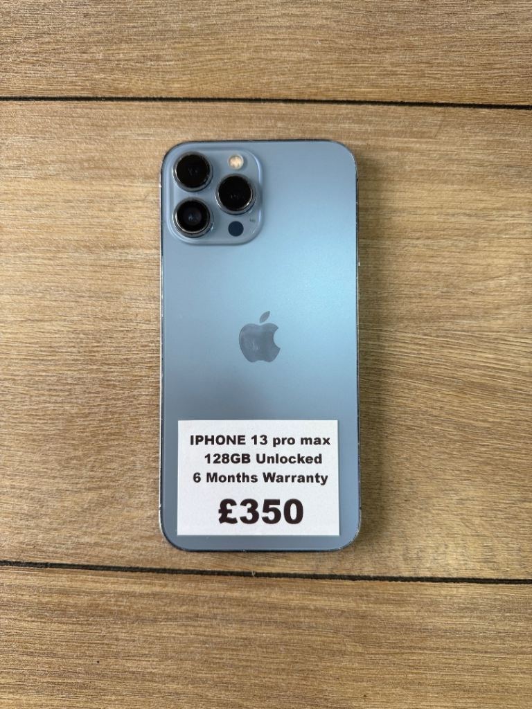 Apple iPhone 13 Pro Max 128GB - Unlocked, Good Condition