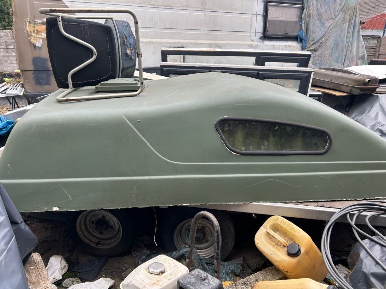 Camper van fibre glass roof