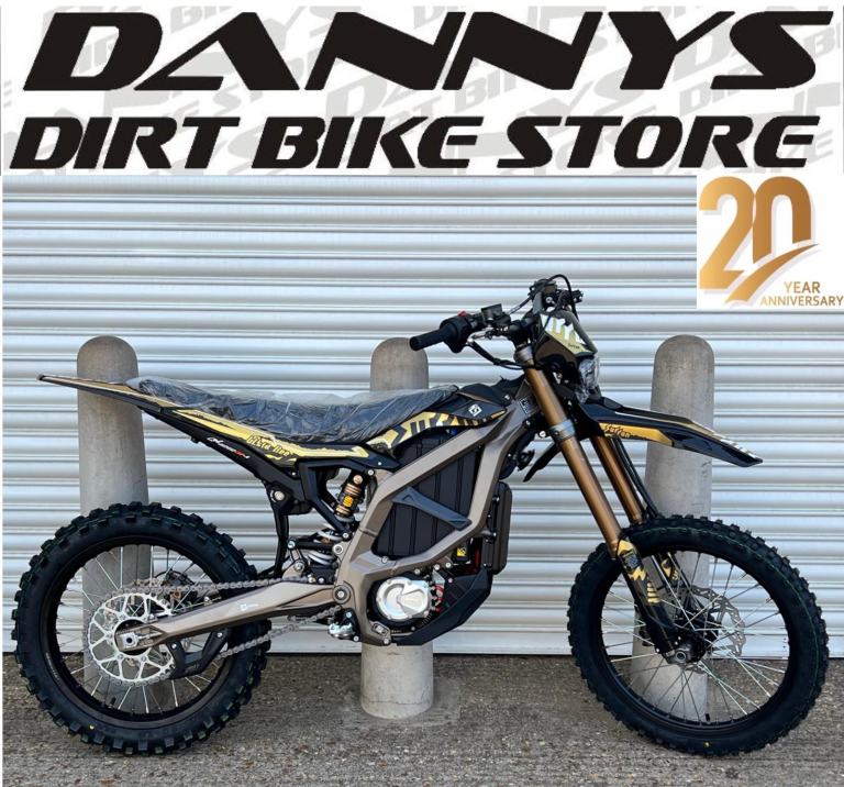 DANNYS DIRT BIKES NEW SURRON ULTRA BEE 21KW ELECTRIC DIRT BIKE DESERT BROWN
