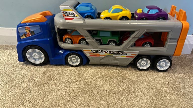 Car transporter with lights and sounds 