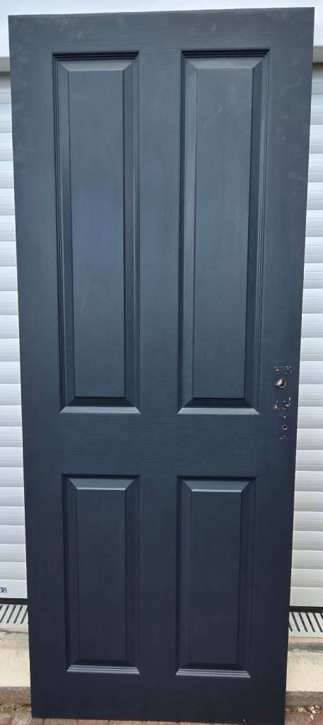 Grained moulded 4 panel internal door