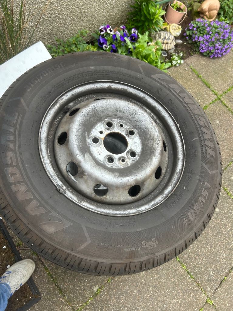  Fiat Ducato,  15" wheels and tyres x 4 215/70/15