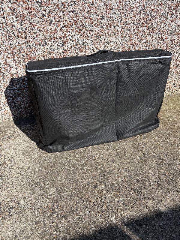 Adjustable Portable Beauty Treatment/Massage Table - Black with Face Cradle