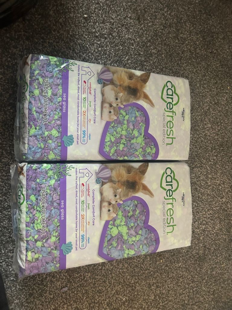 Mostly unused small rodent supplies