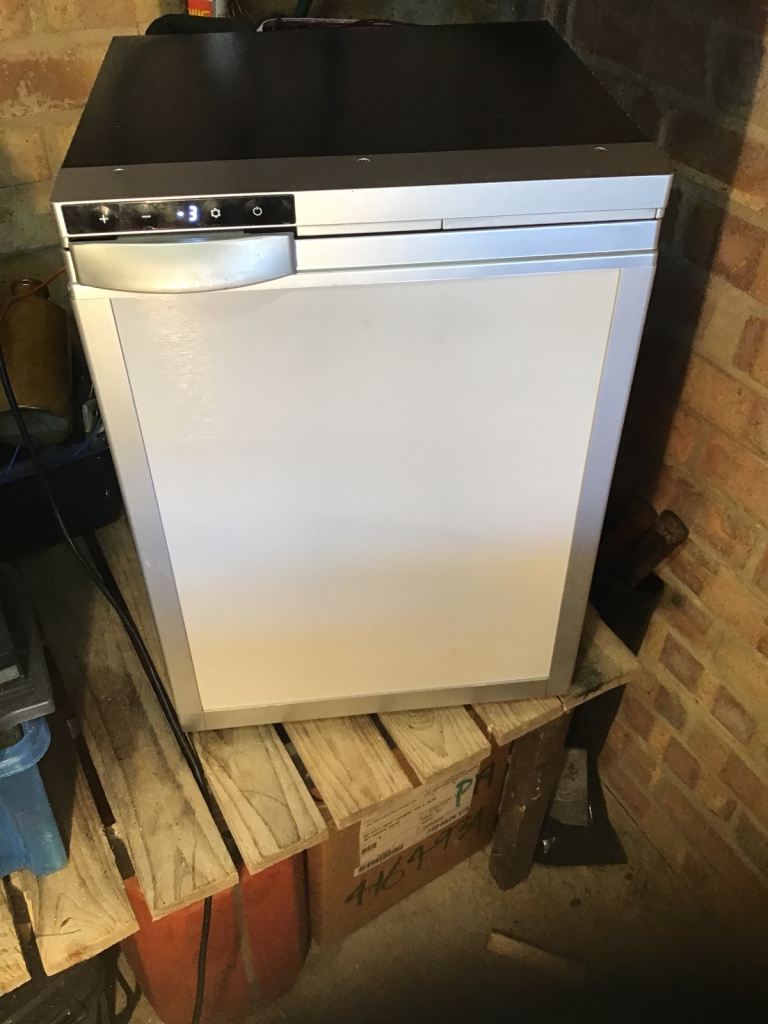Campervan 12volt fridge freezer as new 2 years old. Cost new £260.