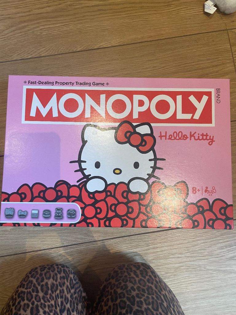 Unopened unused hello kitty monopoly 