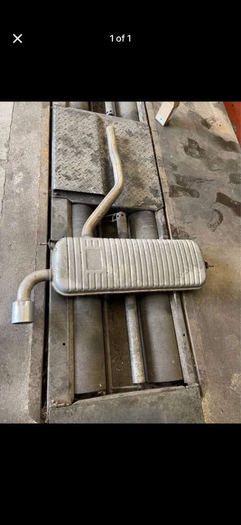 Original BMW 1 Series F40 exhaust 
