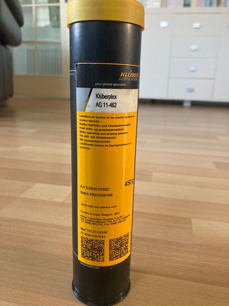 KLUBERPLEX AG 11 462 WHITE LUBRICATING GREADE 