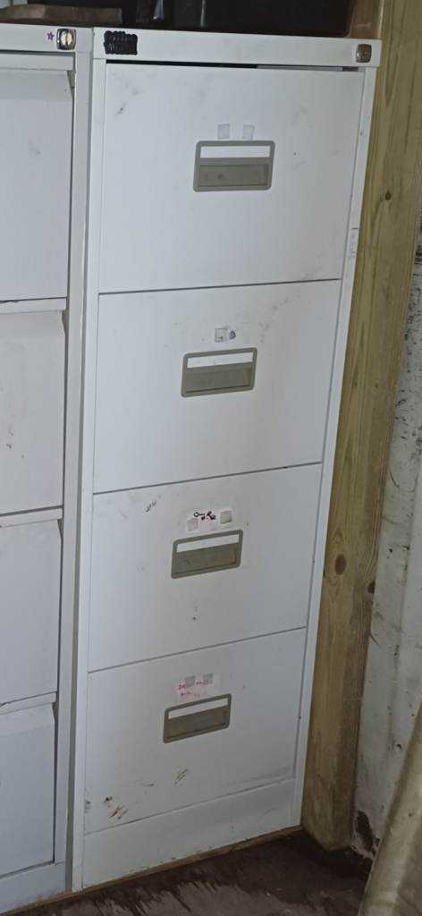 4 draw metal filling cabinet