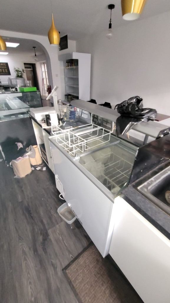 Catering trailer icecream display freezer stand refrigeration restaurant kitchen items 