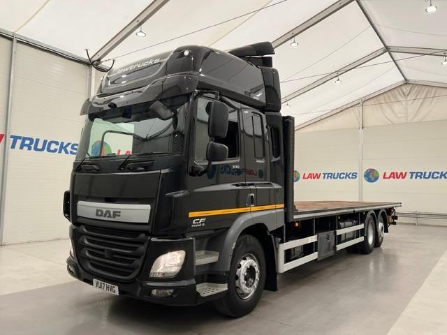 DAF CF 330 6x2 Lift and Steer Sleeper Cab Flatbed