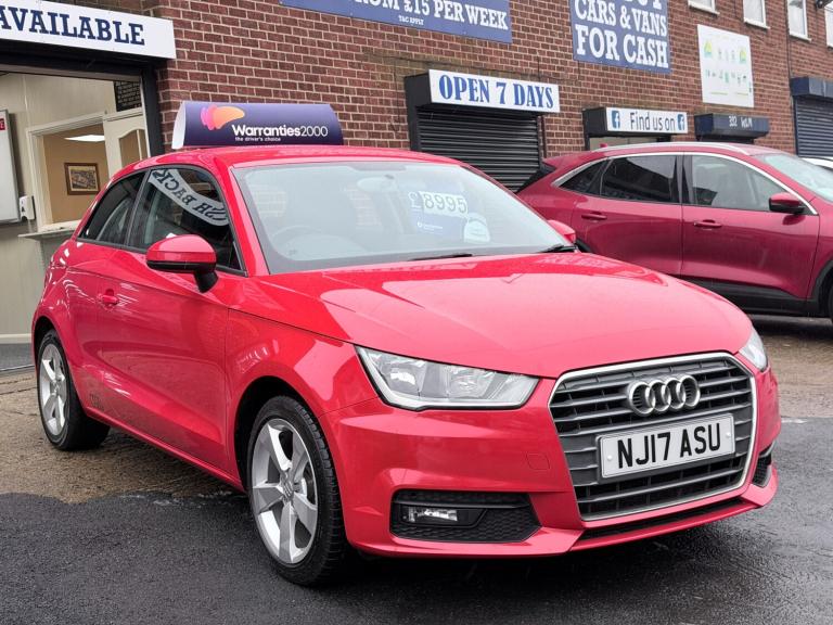 2017 Audi A1 1.0 TFSI Sport 3dr HATCHBACK Petrol Manual