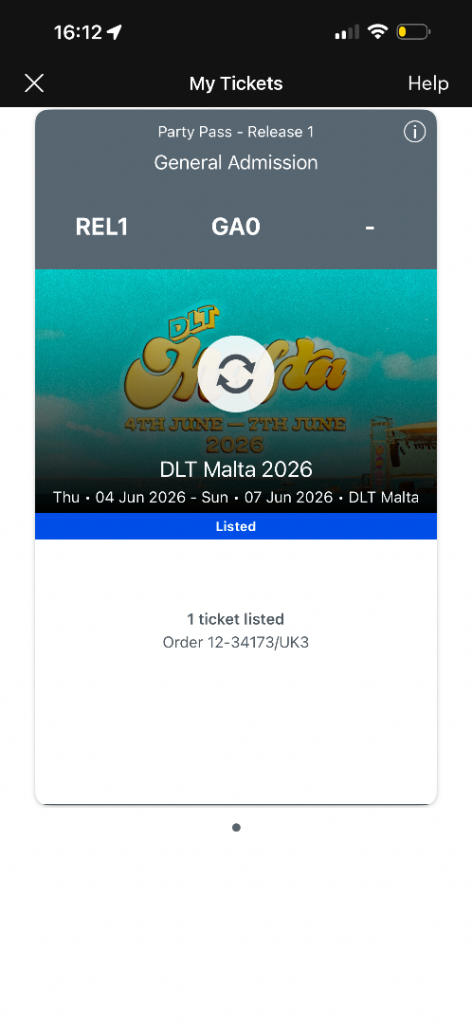 DLT Malta ticket general admission 