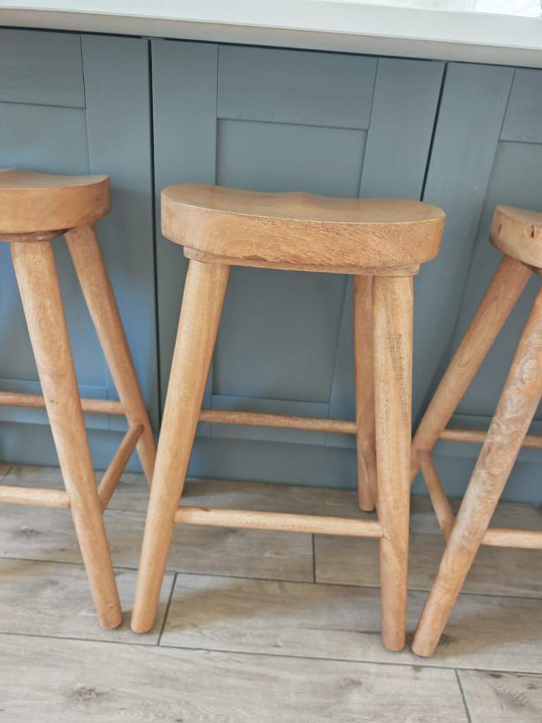  Only 2 left. 68 cm wooden bar stool 