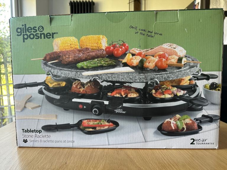 Giles & Posner Electric Stone Raclette Grill - BRAND NEW | UNUSED