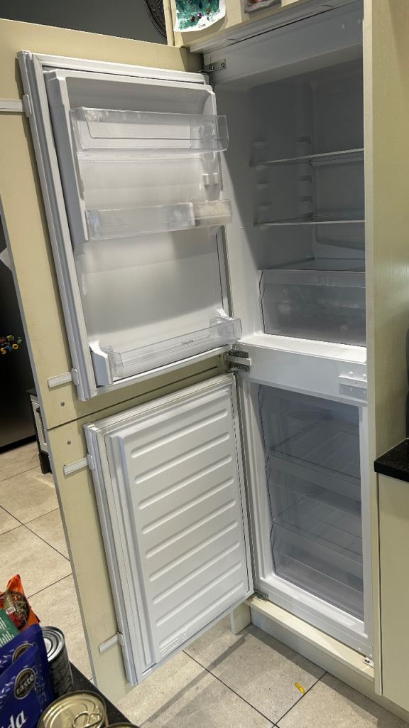 Hotpoint built in fridge freezer