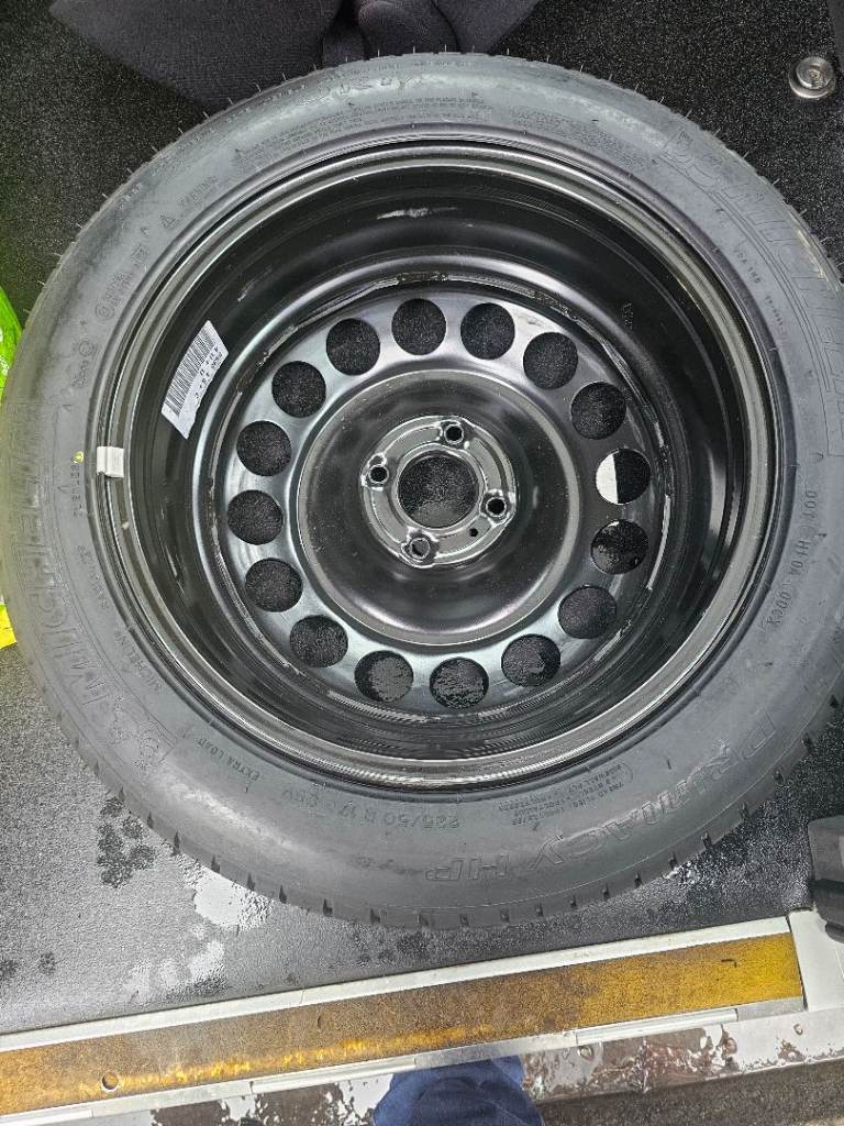 New spare tyre