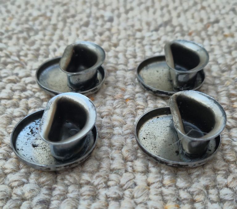 Honda CB900F valve cover chrome end caps