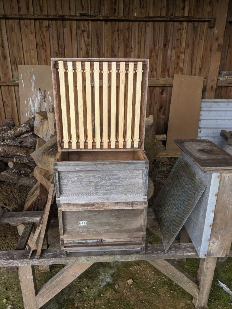 Wooden Beehive Box with Frames