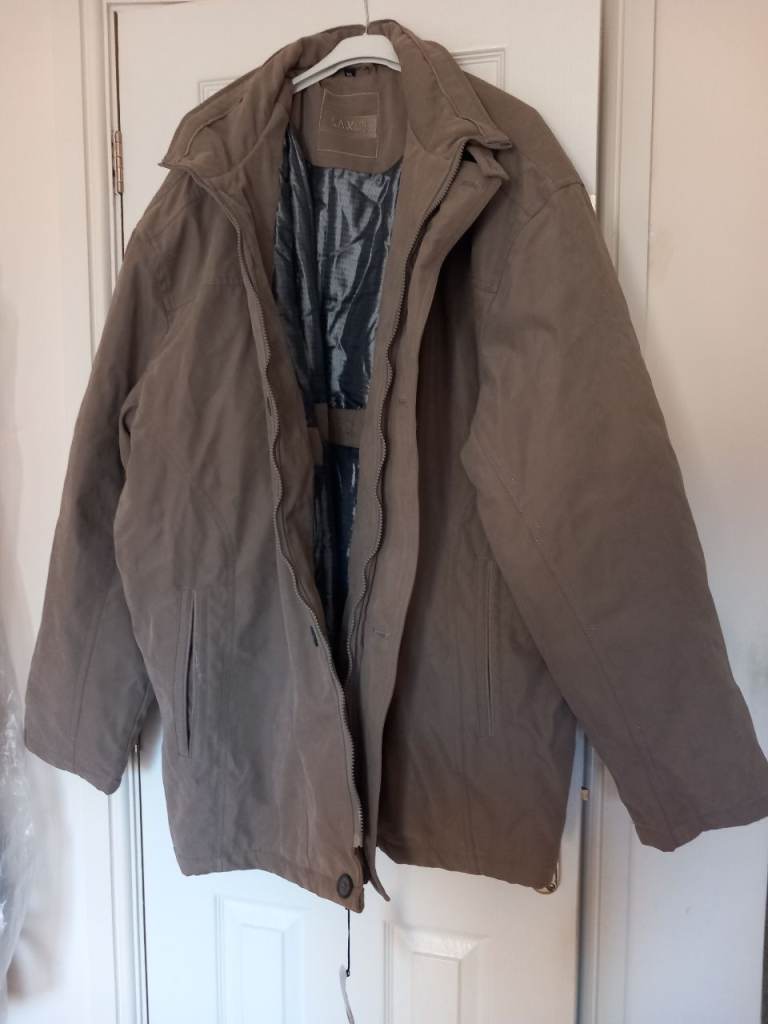 New Saxon Men's Winter Coat - Warm & Durable, Size 5XL
