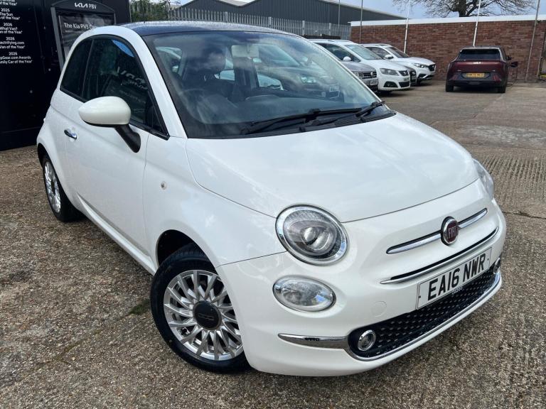 2016 Fiat 500 1.2 Lounge 3dr HATCHBACK PETROL Manual