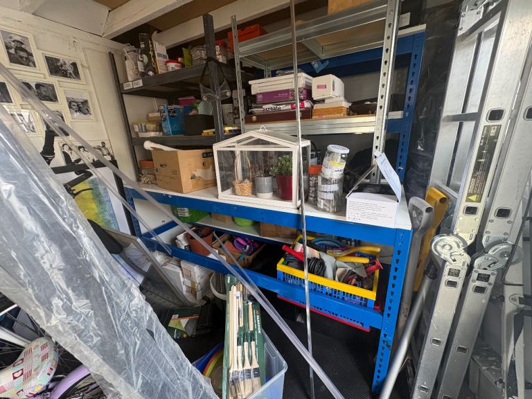 Second hand HEAVY DUTY shelving (content not included)