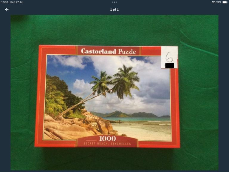 1,000 piece secret beach Seychelles puzzle*ALL PUZZLES 4 FOR £10*