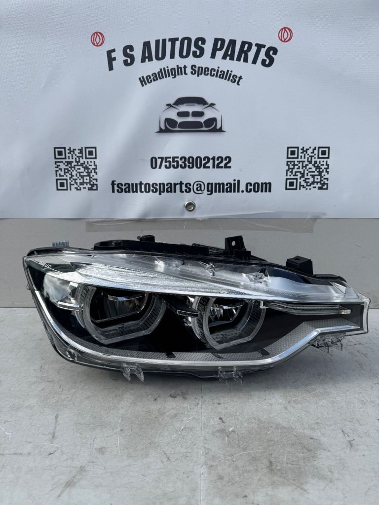 GENUINE OEM BMW 3 Series F30 F31 LCI Facelift LED Driver Side Right Headlight