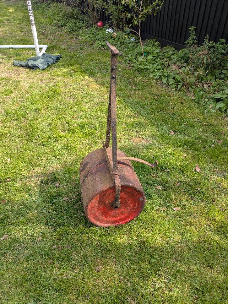 Vintage Garden Steel Roller