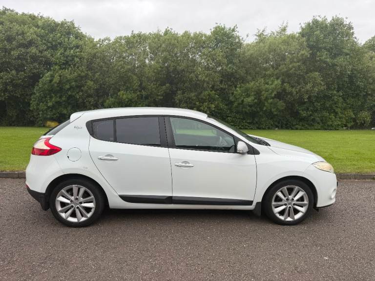 2010 RENAULT MEGANE 1.6 16V I-MUSIC 5DR WHITE -99K- 1 KEY *6 MONTH WARRANTY, SERVICE HISTORY, MOT*