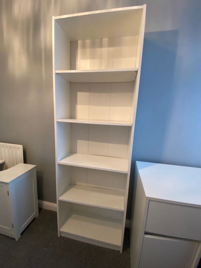 White IKEA Bookcase