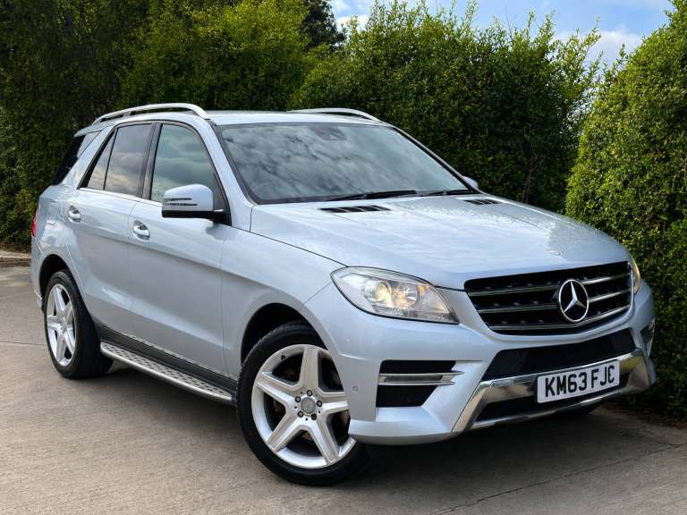 2013 63 MERCEDES BENZ ML350 AMG SPORT 3.0 V6 DIESEL BLUETEC 258BHP EURO 6 SILVER