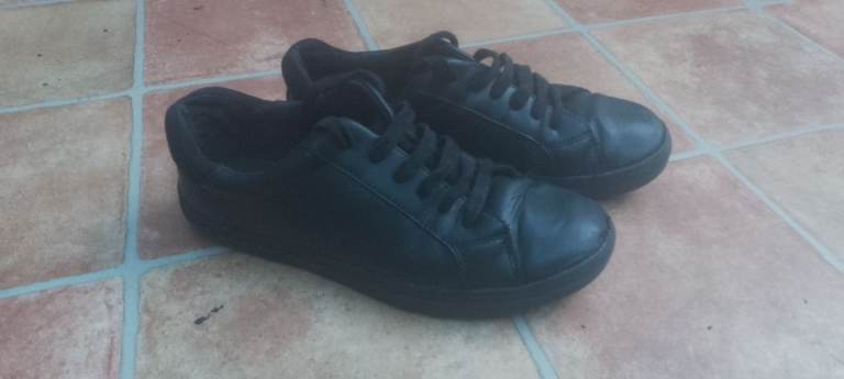 Next Ultra Black Trainers - Good Condition