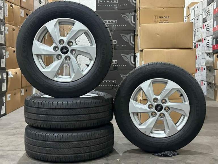 16" GENUINE FORD TRANSIT CUSTOM 2024+ Wheels & Tyres 6X120