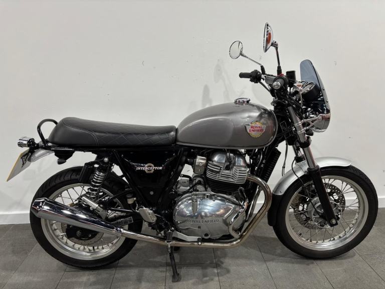 2019 Royal Enfield Interceptor 650, Lots Of Extras, Sports Silencer, 8,056 Miles