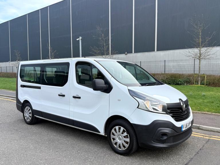 2016/16 RENAULT TRAFIC BUSINESS 9 SEATER MINIBUS-1.6 DCI 95 6 SPEED-LWB-TAILGATE