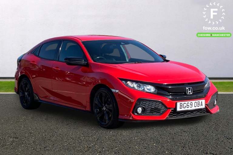 2019 Honda Civic 1.0 VTEC Turbo 126 Sport Line 5dr CVT Hatchback PETROL Automatic